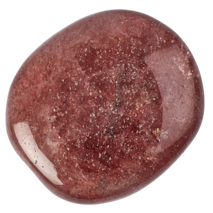 Strawberry Quartz Smoothstone (1pc)