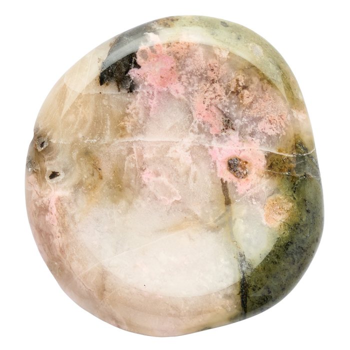 Rhodonite Freeform Worry Stone (1pc)