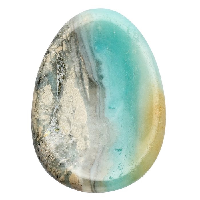 Amazonite (B Grade) Worry Stone (1pc)
