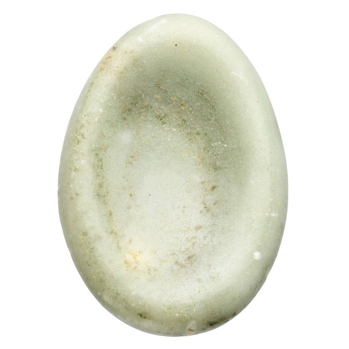 White Jade Worry Stone (1pc)