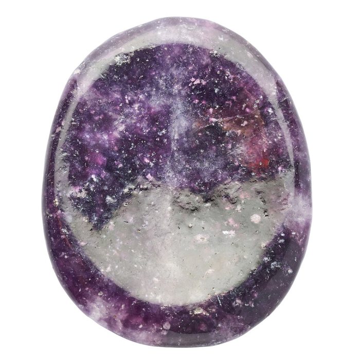 Lepidolite Africa Freeform Worry Stone (1pc)