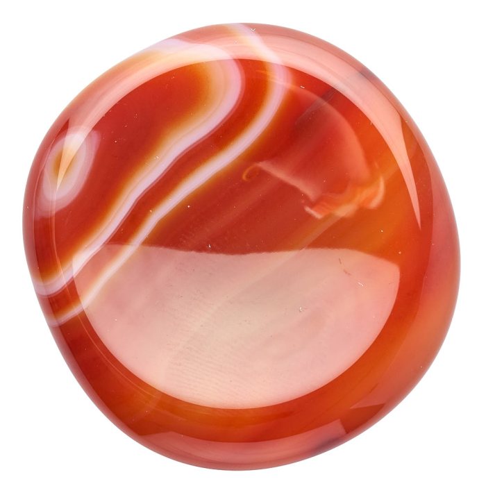 Carnelian Freeform Worry Stone (1pc)
