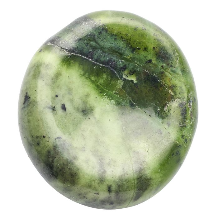 Soft Nephrite Jade Freeform Worry Stone (1pc)