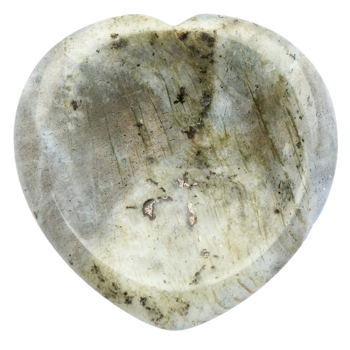 Labradorite Heart Worry Stone  (1pc)