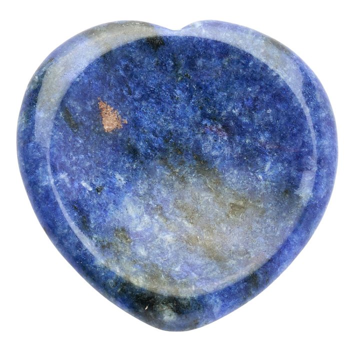 Sodalite Heart Worry Stone  (1pc)
