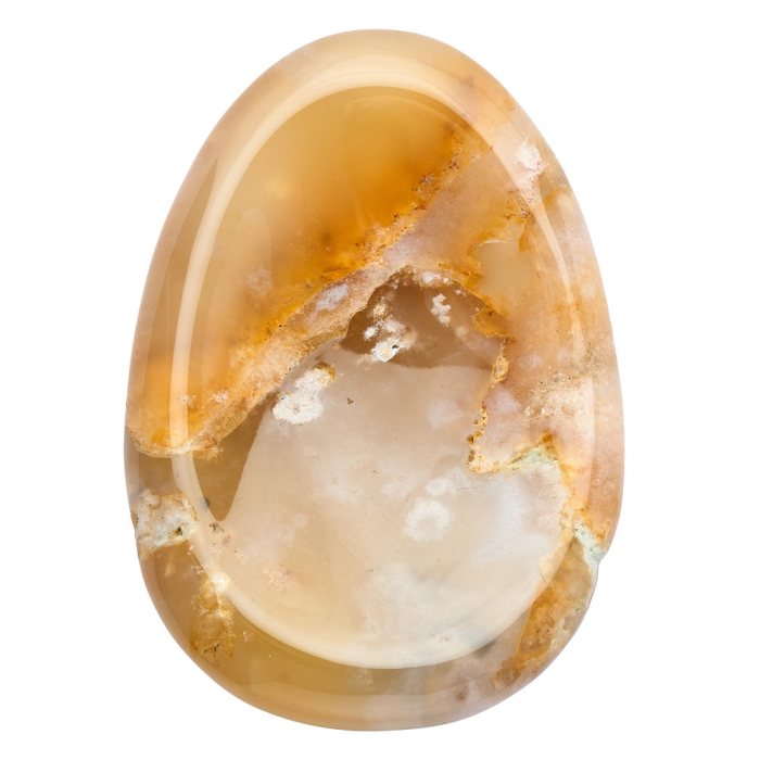 Blossom Agate Worry Stone (1pc)