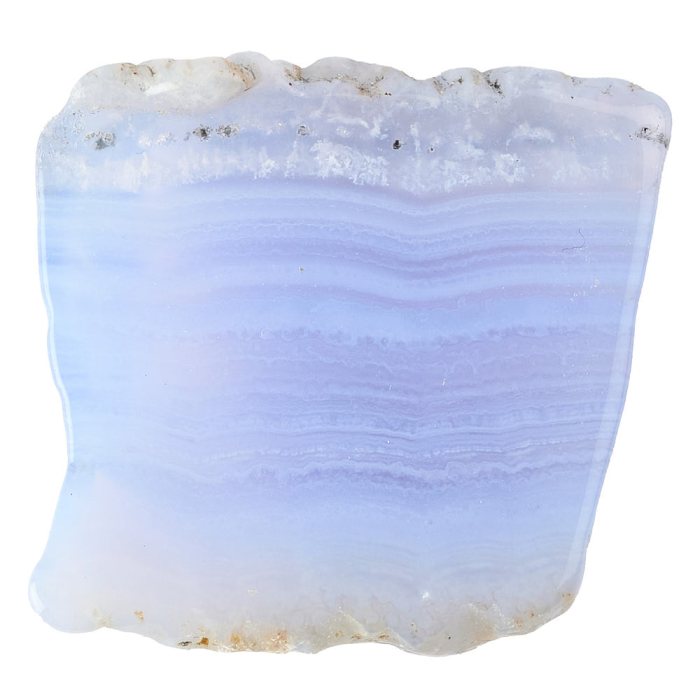 Blue Lace Agate Polished Slice approx 1-2inch (1pc)