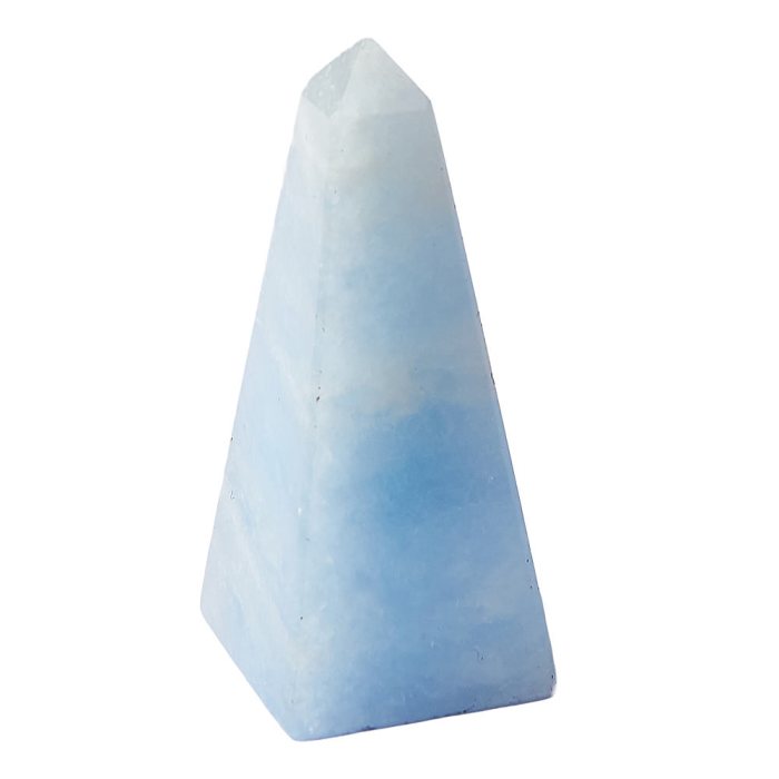 Blue Calcite Obelisk, 20x50mm (1pc)