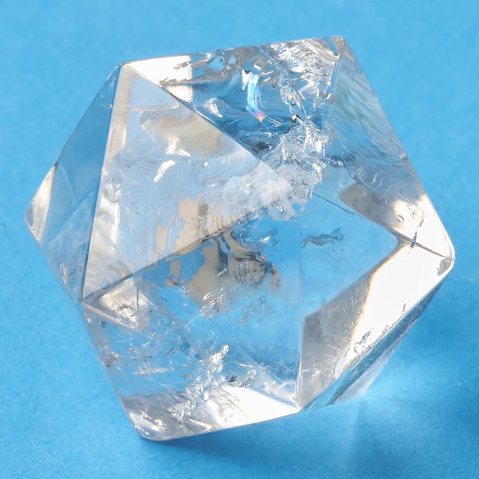 Quartz Crystal Icosahedron, 30mm (1pc)