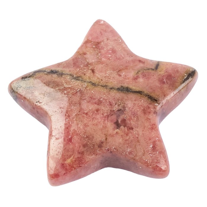 Rhodonite Star, 8mm x 28/30mm (1pc)