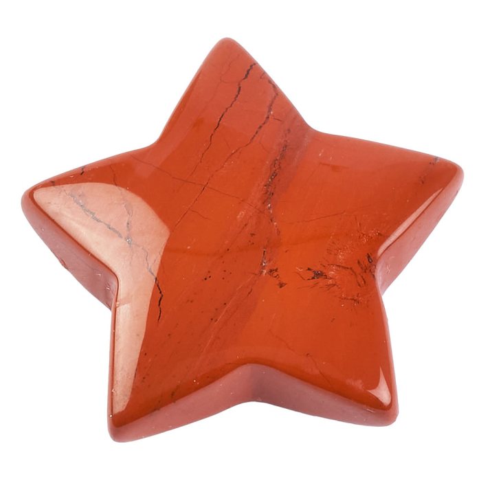 Red Jasper Star 8mm x 28/30mm (1pc)