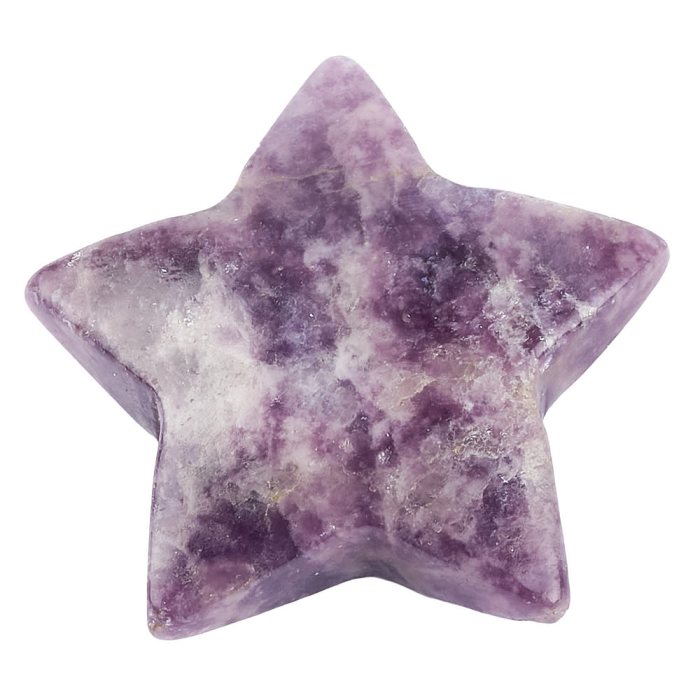 Lepidolite Star 8mm x 28/30mm (1pc)