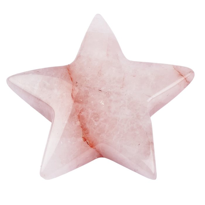 Strawberry Quartz (Natural) Star, 10x40mm (1pc)