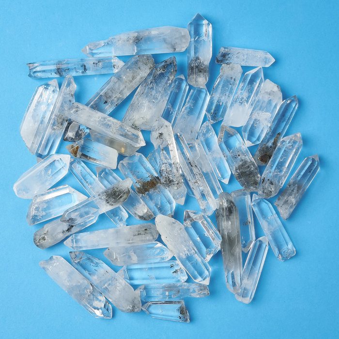 Quartz Point with Black Inclusions, approx 10/25*40/80mm (kgs) NFD