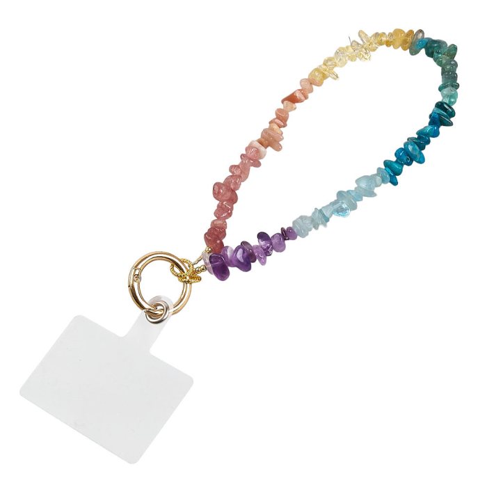 Mixed Crystal Phone Charm (1pc)