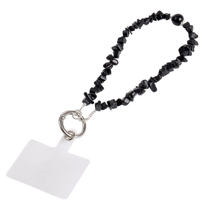 Black Obsidian Phone Charm (1pc)
