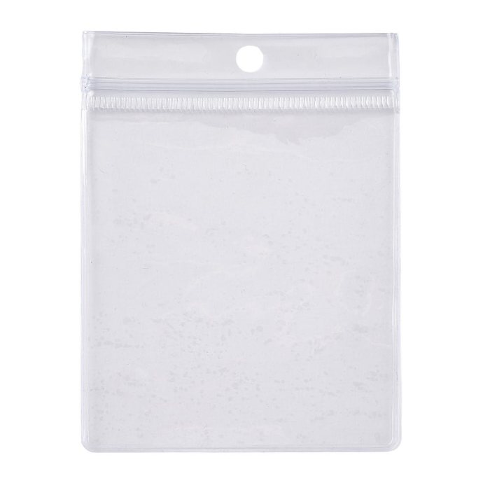 PVC Plastic Zip Lock Pouch, 80x110mm (10pc) NFD