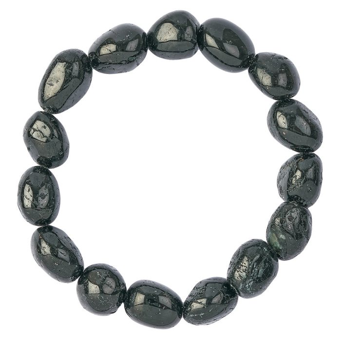 Black Tourmaline Tumblestone Bracelet (1pc)