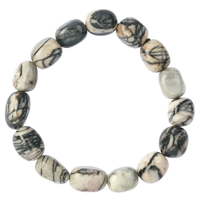 Net Jasper Tumblestone Bracelet (1pc)
