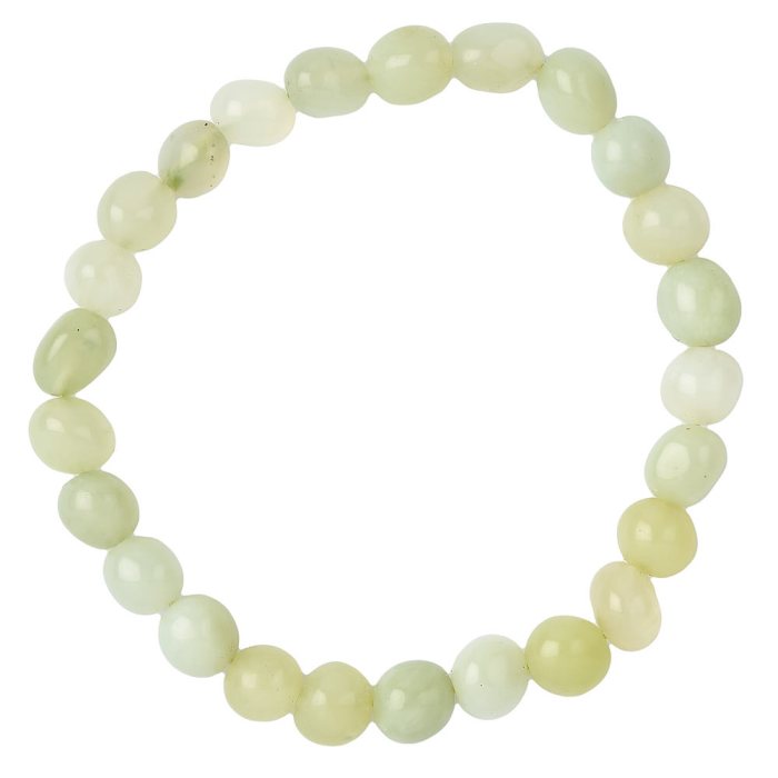 New Jade Small Tumblestone Bracelet (1pc)