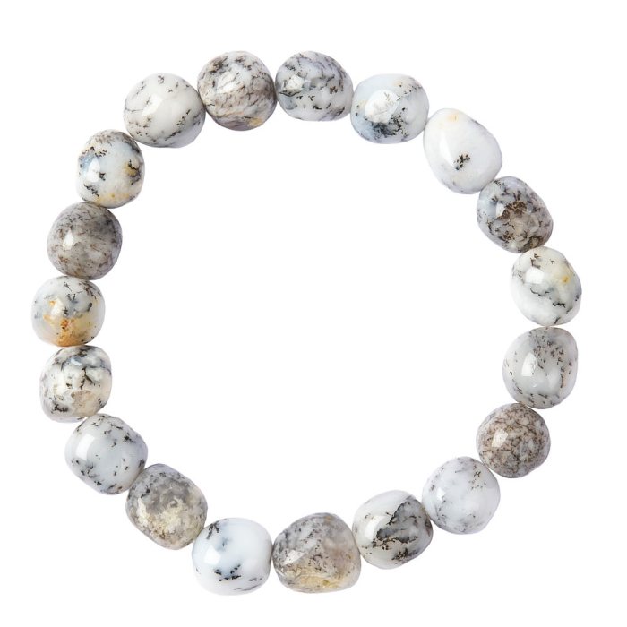 Dendrite Opal Tumblestone Bracelet (1pc)