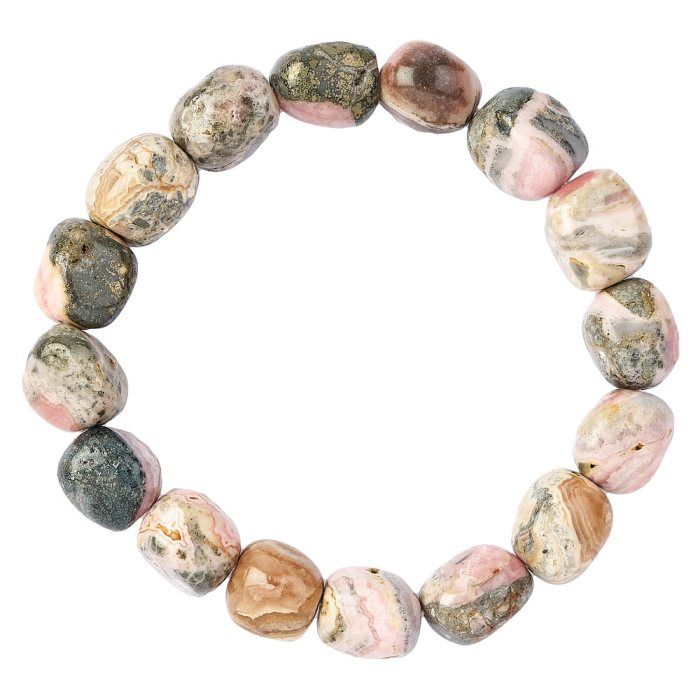 Rhodochrosite Tumblestone Bracelet (1pc)