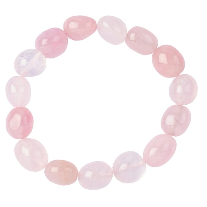Rose Quartz Tumblestone Bracelet (1pc)
