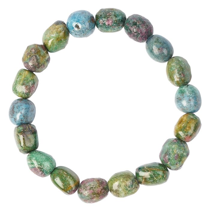 Ruby Zoisite (A) Tumblestone Bracelet (1pc)
