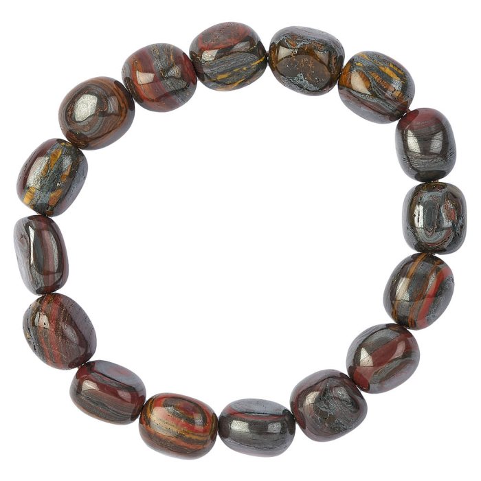 Tiger Iron Tumblestone Bracelet (1pc)