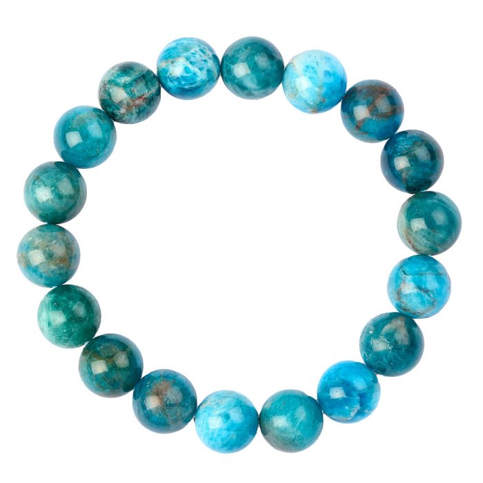 10mm Apatite Bead Bracelet (A Grade) (1pc)
