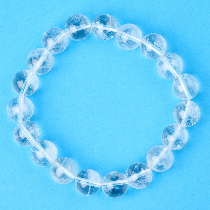 10mm Quartz Bead Bracelet (1pc)