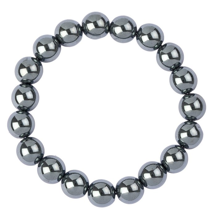 10mm Hematite Bead Bracelet (1pc)