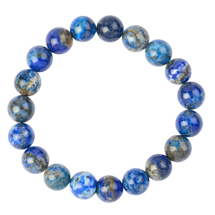 10mm Lapis Bead Bracelet (1pc)
