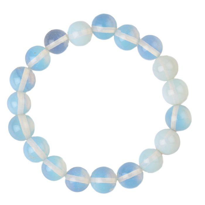10mm Opalite Bead Bracelet (1pc)