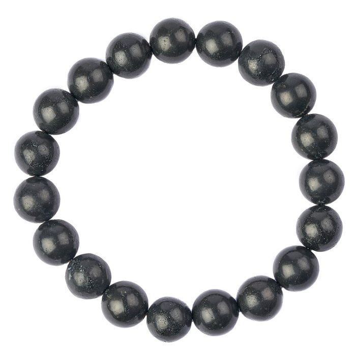 10mm Shungite Bead Bracelet (1pc)
