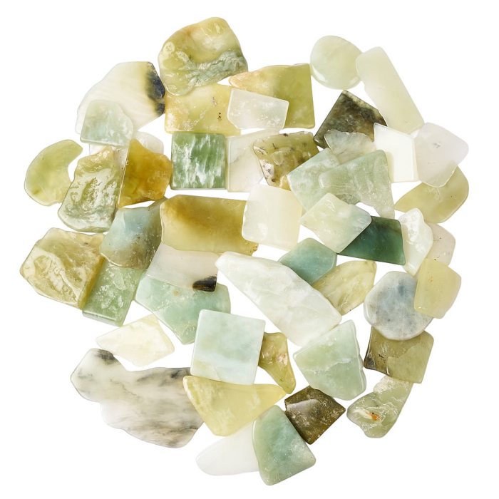 New Jade Freeform Slabs, 4/15mm x 30/70mm (KGS)