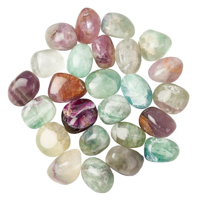 Rainbow FluoriteTumblestone Refill (25pcs)