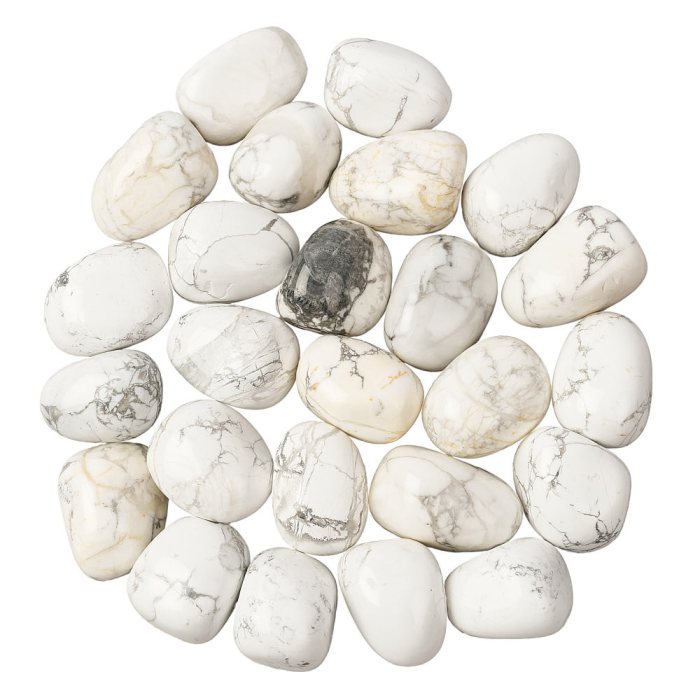 White Howlite Tumblestone Refill (25pcs)