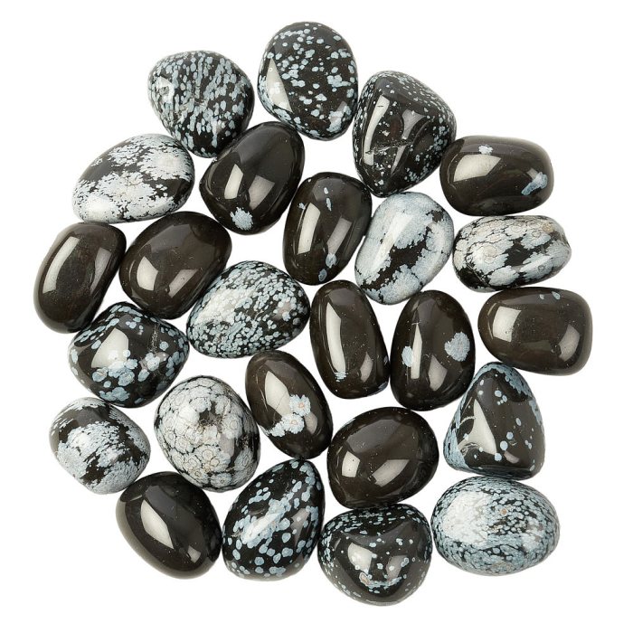 Snowflake Obsidian Tumblestone Refill (25pcs)