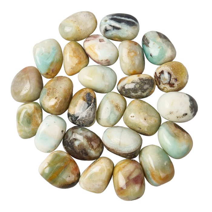 Blue Amazonite Tumblestone Refill (25pcs)