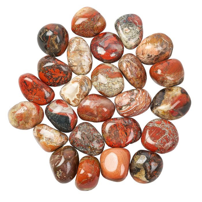 Poppy Jasper Tumblestone Refill (25pcs)