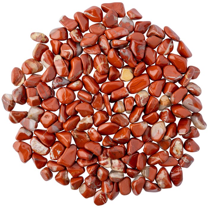 Red & White Jasper Tumblestone, South Africa (KGS) 