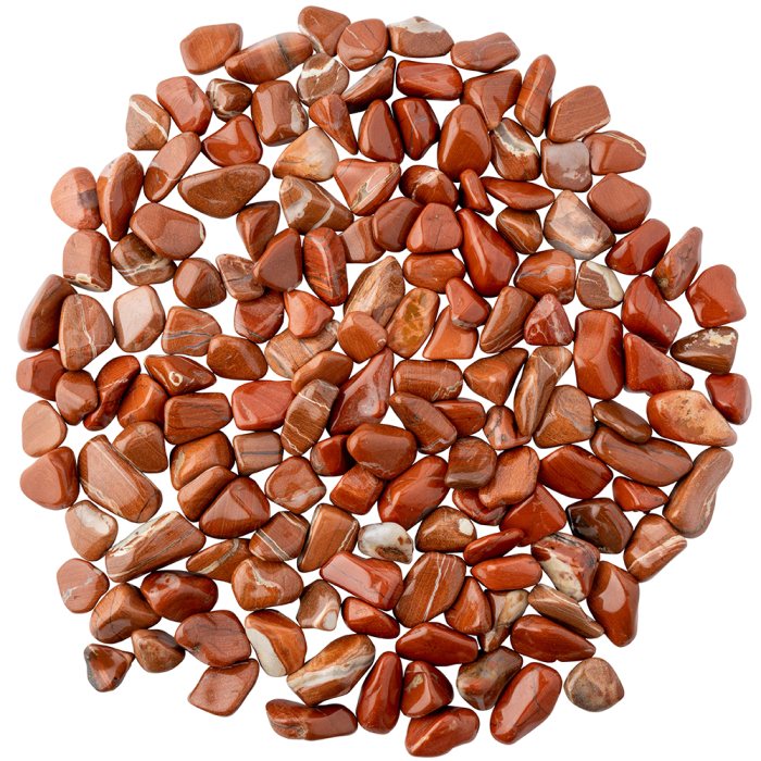 Satin Leaf Jasper Tumblestone, South Africa (KGS) 