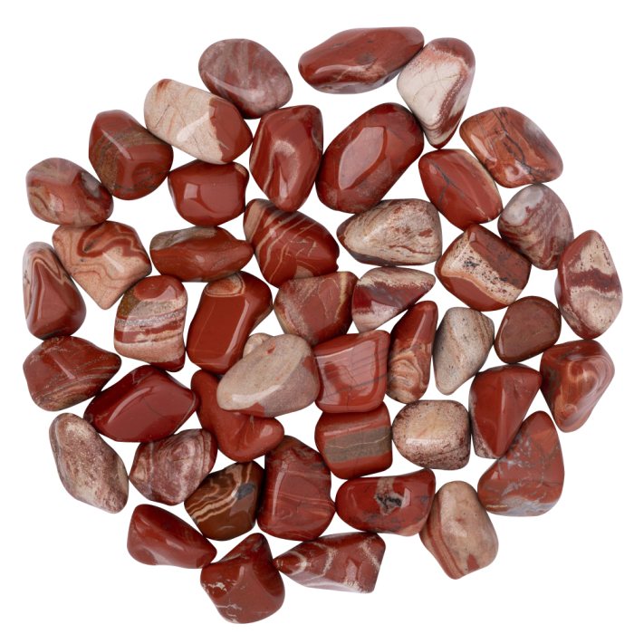 Flower Jasper Tumblestone, South Africa (KGS) NFD