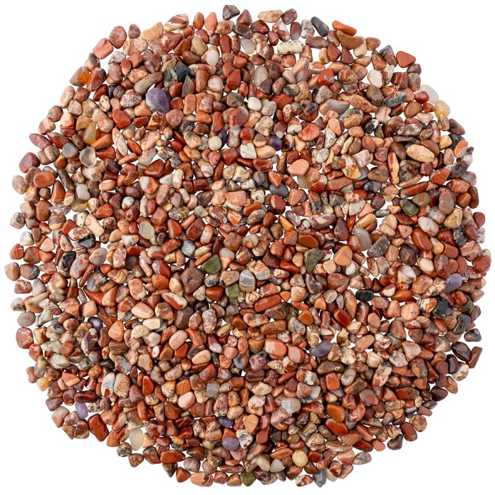 Light Brecciated Jasper Tumblestone, South Africa (KGS) NETT