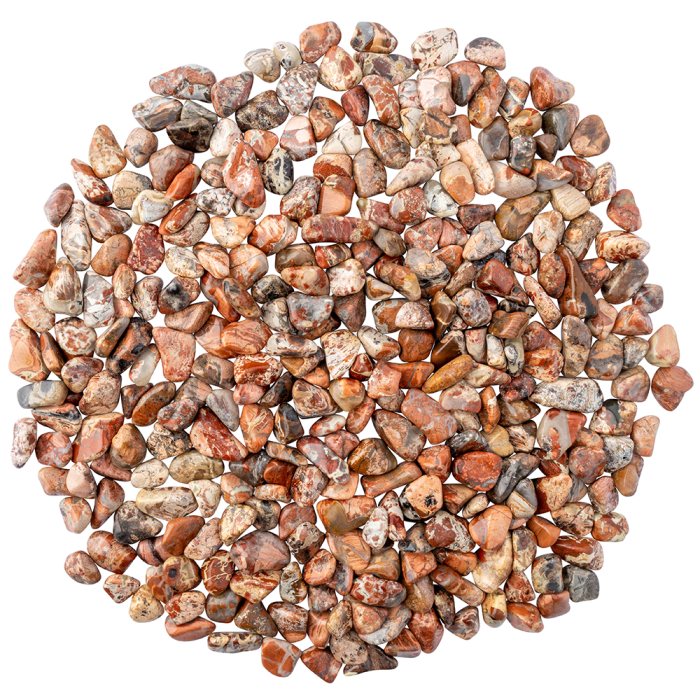 Light Brecciated Jasper Tumblestone, South Africa (KGS) NETT