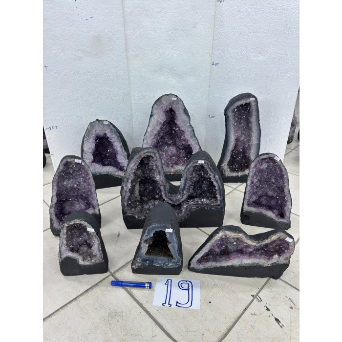 Amethyst Cathedral Crate No.19. 189.7KG (9PCS)