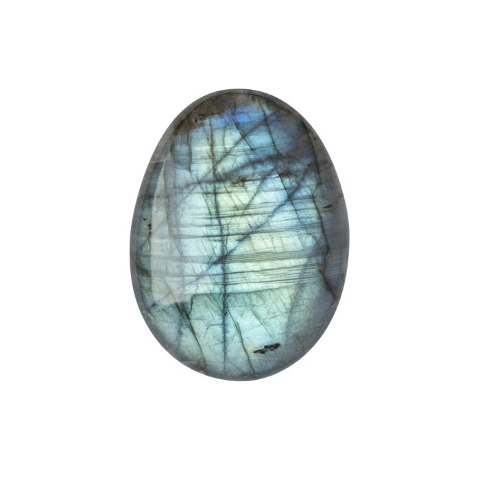 Labradorite Smoothstone, Madagascar 50-60mm (1pc) Nett