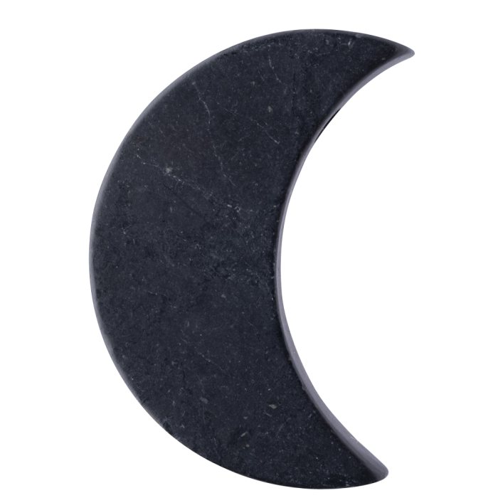 Shungite Pendant Moon 30-35mm (1pc)