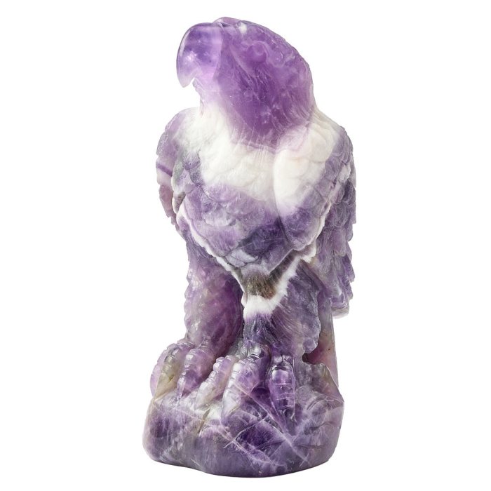 Amethyst Eagle Carving, 3.75" (1pc) NFD